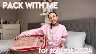 PACK WITH ME FOR TOKFEST 2024!!