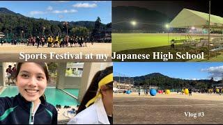 Sports Festival at my High School in Japan | Japanese High School Exchange  [vlog #3]