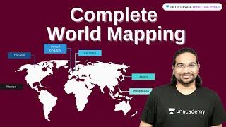 Complete World Mapping | Crack UPSC CSE/IAS 2023 - 2024 | Madhukar Kotawe