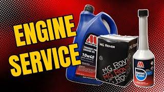 Basic Engine Oil Change On My Rover K-Series