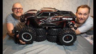 Traxxas X-MAXX 8s Unboxing with Proline BADLANDS