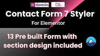 Contact Form 7 Styler Elementor addon tutorial