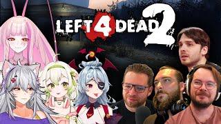 VTUBERS vs FLESHTUBERS, Left 4 Dead 2 ft. GEEGA, Zentreya, Limealicious, Bricky and More!