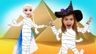 Игры для девочек - Спасаем Эльзу из Холодного Сердца! Ведьмочка Юлли в пустыне