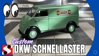 Custom DKW Schnellaster Van - MoonEyes #customdiecast #mooneyes