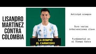 #LisandroMartínez en #Argentina vs Colombia #copaamerica2024 #seleccionargentina #licha #carnicero