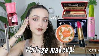 FULL FACE OF VINTAGE MAKEUP YOU CAN STILL BUY TODAY!!