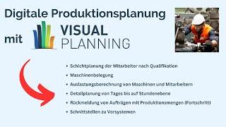 Digitale Produktionsplanung (mit Visual Planning®)