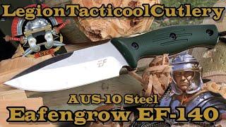 Eafengrow EF-140 Drop Point - AUS10 Steel.  A working man’s knife!