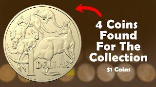 4 Coins Found For The Collection ($1 Coins)