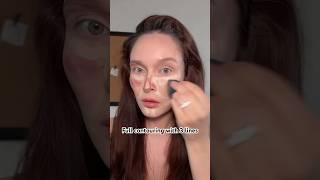 Всё лицо за 3 движения  контуринг 3 линиями #beautyhacks #бьютилайфхаки #бьютиблогер