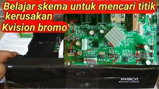 skema memperbaiki kvision bromo c2000 mati total dan mata merah dan tidak ada sinyal