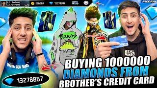 Buying Diamonds From My Brother’s Credit Card   Opening All New Events- Garena Free Fire