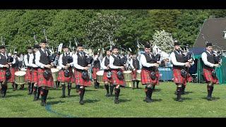Field Marshal Montgomery Pipe Band at the UK Championships in Bangor 2024
