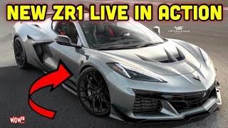 ZR1 CAUGHT! 2025 c8 ZR1 CORVETTE caught in the WILD FIRST EVER walk AROUND! *EPIC* 