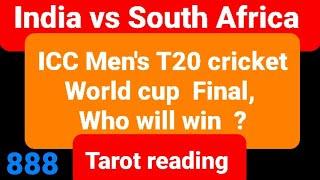 India vs South Africa  | ICC men's T20 cricket world cup final prediction  | Tarot reading