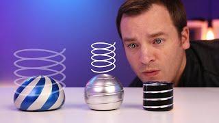 Crazy Optical Illusion Gadgets - Spinning Kinetic Desk Toy Review