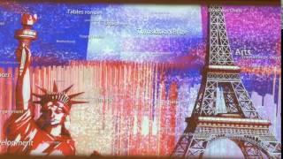 Real-Time Animation from the French American Foundation's Gala Dinner