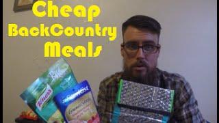 Cheap BackCountry Meals