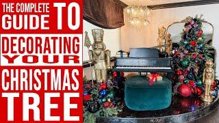 CHRISTMASing at Home: The COMPLETE GUIDE to DECORATING your CHRISTMAS TREE | Lights, Ribbon, Action!