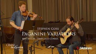 Paganini Variations (2023), by Stephen Goss - Guitar and Violin