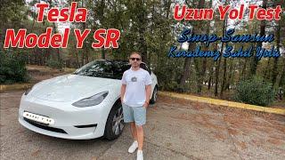 TESLA MODEL Y SR İLE UZUN YOL 2 | SİNOP-SAMSUN | VLOG | SES SİSTEMİ | TÜKETİM | OTOPİLOT | ŞARJ