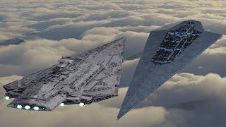 Bellator vs Executor Super Star Destroyer – Epic Star Wars Space Battle!