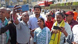 Hero Akash Puri at Tirumala Tirupati Temple | TFPC