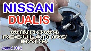 FIXING WINDOW REGULATOR NISSAN DUALIS