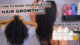 HAIR GROWTH Wash Day Routine!!! | Super Detailed | Olapplex Review