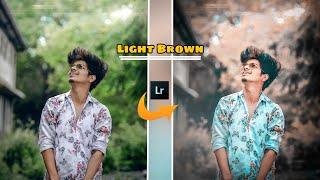 Moody Light Brown Effect Photo Editing In Lightroom | New Lightroom Tips | Lightroom Mobile Tutorial