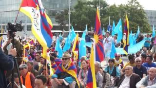 Rabiye Qadir President of World Uyghur Congress addressed in front of the UN Geneva