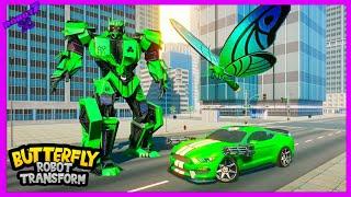 Butterfly Robot Car Game: Robot Transforming Games Android Robot Game