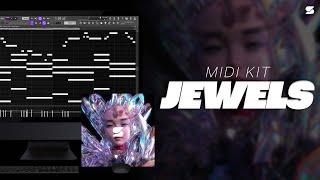 [+25] Best Dark Melodic Midi Kit - JEWELS [DRAKE, FUTURE, LIL BABY, TRAVIS SCOTT] Midi Pack 2023