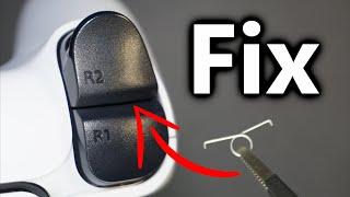 How to Fix Trigger Springs That Are Broken (PS5 DualSense R2/L2 Repair Replace Worn Loose Snapped)