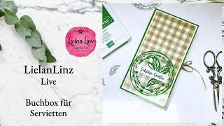 LielanLinz Live: Buchbox für Servietten | Produkte von Stampin' Up!ⓒ