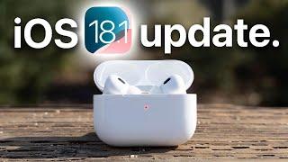 iOS 18.1  - AirPods Pro 2 Update All New Features You NEED to Know!