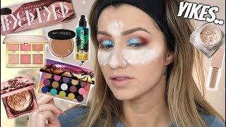 TESTING NEW 2018 MAKEUP |  Full Face First Impressions | Jazzi Filipek