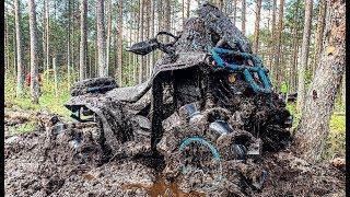 ATV/Квадроциклы-ПАДЕНИЯ И ПЕРЕВОРОТЫ. BURNING QUAD CRAZY PARTY.