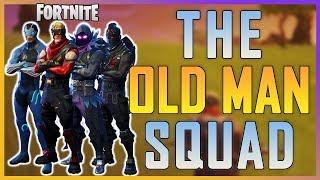 Fortnite - Old Man Squad ft. Ninja, TimTheTatMan, ActJaxon  - May 2018 | DrLupo