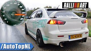 Mitsubishi Lancer Ralliart ACCELERATION TOP SPEED 0-220km/h & Custom Exhaust SOUND by AutoTopNL