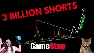 Shorts have added 3 billion dollars to GameStop... Time to squeeze them again!!! $GME