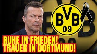  ​​TRAUER beim BVB: DORTMUND em TIEFER BESTÜRZUNG | nachrichten bvb