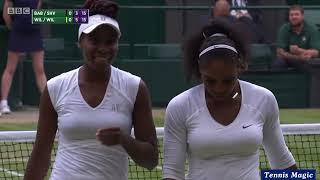 2016 Wimbledon Open Doubles Final Williams/Williams vs Babos/Shevdova