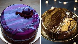 Most Satisfying Mirror Glaze Cake Recipe | Creative Ideas Cake Compilation | Glaze Cake