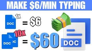 Make $6 Every Minute Using Google Docs! | Make Money Online 2024