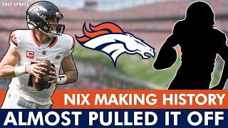 Denver Broncos NEARLY Pulled Off Highway Robbery + Bo Nix Just Made Broncos HISTORY