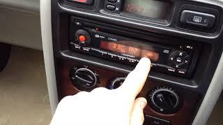 rover 45 Impression saloon 1.6 2003 blaupunkt radio CD entering security code and how to use