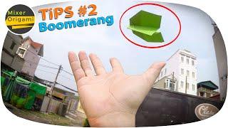 Tips to throw the plane boomerang easily #9 | Mixer origami