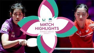 Amy Wang vs Suthasini Sawettabut | WS Group 7 | ITTF Men's and Women's World Cup Macao 2024